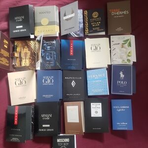 Mens Designer Fragrance Sample Collection